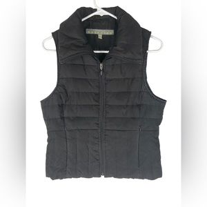KENNETH Cole Reaction Black Down Fill Puffer Vest Women’s Sz M